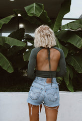 Nala Emerald Crop Top