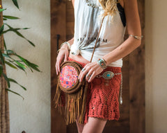 Zacapa Fringe Textile Canteen Bag