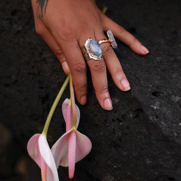 Spirit Ring :: Moonstone