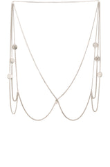 Nishka Body Harness in Silver