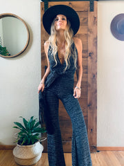 Belle Jumpsuit :: Silver Sparkle