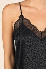 Brisa Leopard Print Lace Cami