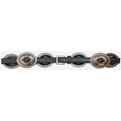 Phoenix Concho Hip Belt in Black