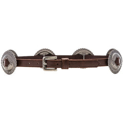 Phoenix Concho Hip Belt in Brown