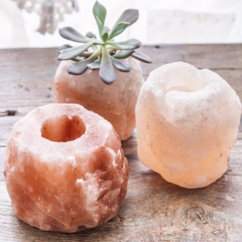 Himalayan Rock Salt Candle Holder