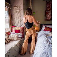 Sophie Bells in Gold Velvet