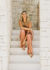 Janis Bells in Rosie Calalily (Short Inseam)
