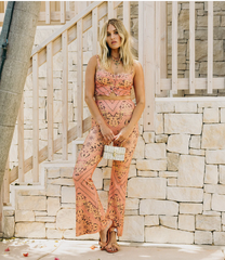 Janis Bells in Rosie Calalily (Short Inseam)