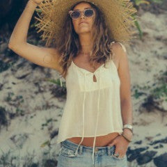 Lucia Tank Top in Cream