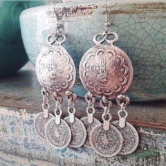Anatolian Turkish Coin Earrings