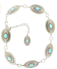 Turquoise Concho Belt