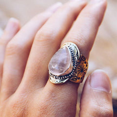 Spirit Ring :: Rose Quartz