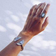 Shape Shift Cuff :: Moonstone