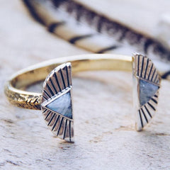 Shape Shift Cuff :: Moonstone