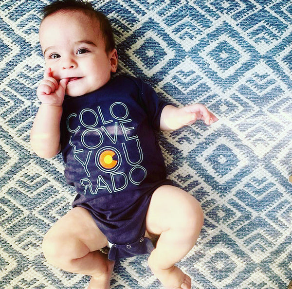 Colorado Love Onesie - Midnight Navy