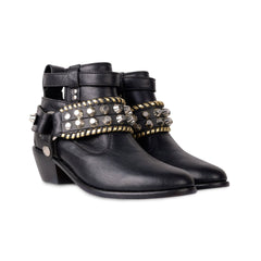 Gypsy Biker Boots - Black