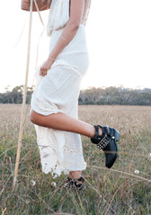 Gypsy Biker Boots - Black