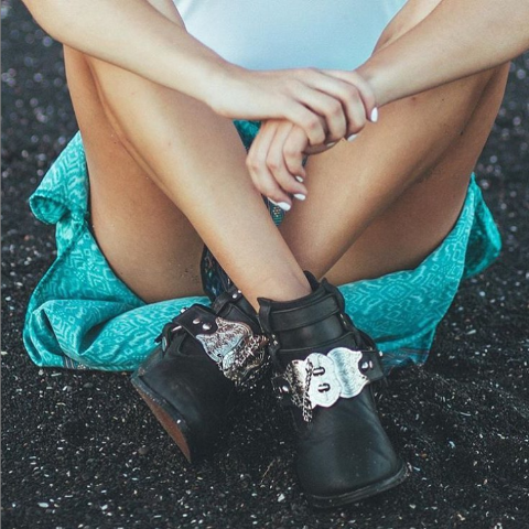 Route 66 Boots - Black