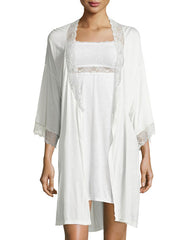 Magnolia Lace-Trimmed Robe