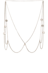 Nishka Body Harness in Silver