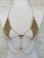 Vivian Body Chain - Silver, Gunmetal or Gold