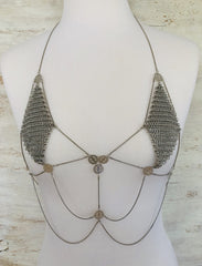 Vivian Body Chain - Silver, Gunmetal or Gold