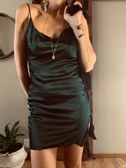 Midnight Special Slip Dress :: Emerald