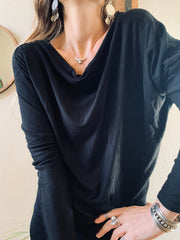 Luxe Micro Rib Off Shoulder Top