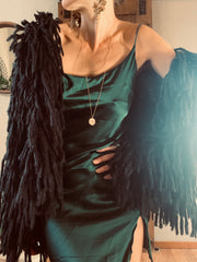 Midnight Special Slip Dress :: Emerald