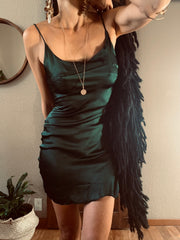 Midnight Special Slip Dress :: Emerald