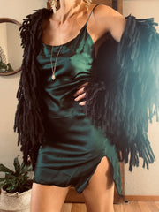Midnight Special Slip Dress :: Emerald