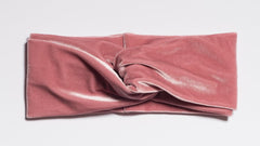 Velvet Turban in Venus Pink