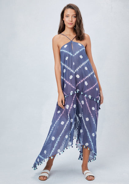 Tahiti Tie Dye Halter Dress