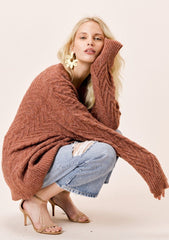 Hani Sweater - Burnt Orange