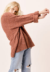 Hani Sweater - Burnt Orange