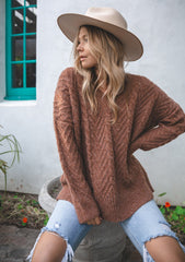 Hani Sweater - Burnt Orange