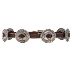 Phoenix Concho Hip Belt in Brown