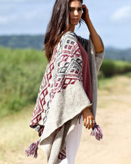 Weekender Knit Poncho Wrap - Limited Edition