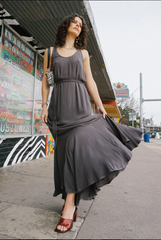 The Constance Dress - Washed Black
