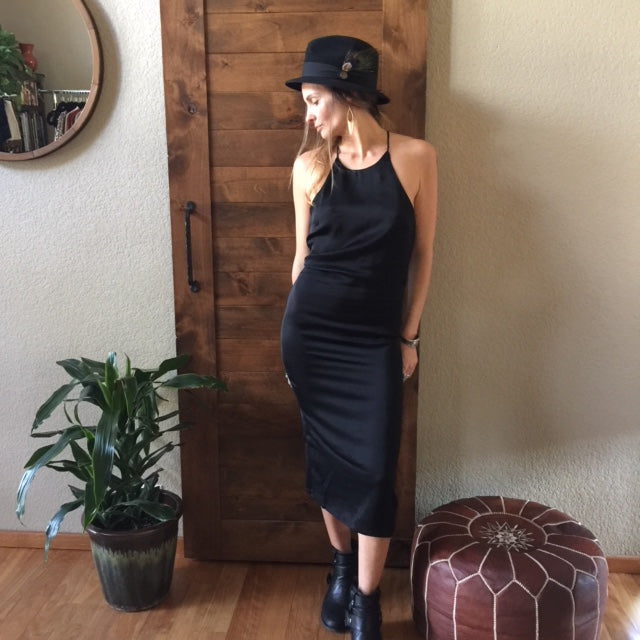 High Neck Midi Slip Dress Spellbound Boutique High Neck Midi Slip Dress Spellbound Boutique