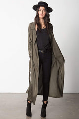 All Roads Trench Coat in Olive
