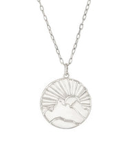 Rising Sun Necklace - Sterling Silver or Gold